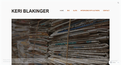 Desktop Screenshot of keriblakinger.com